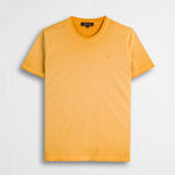 T-shirt 100% cotone tinto a freddo - Gold Yellow