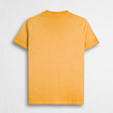 T-shirt 100% cotone tinto a freddo - Gold Yellow