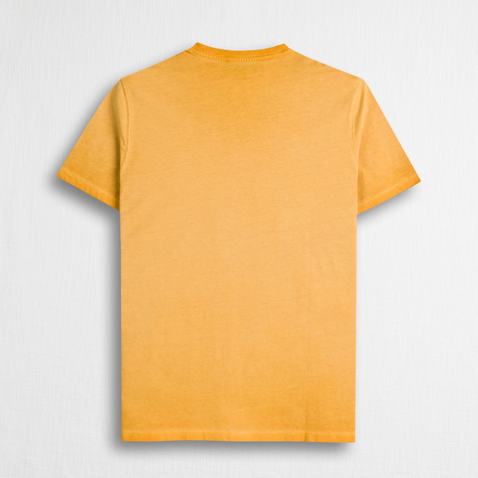 T-shirt 100% cotone tinto a freddo - Gold Yellow