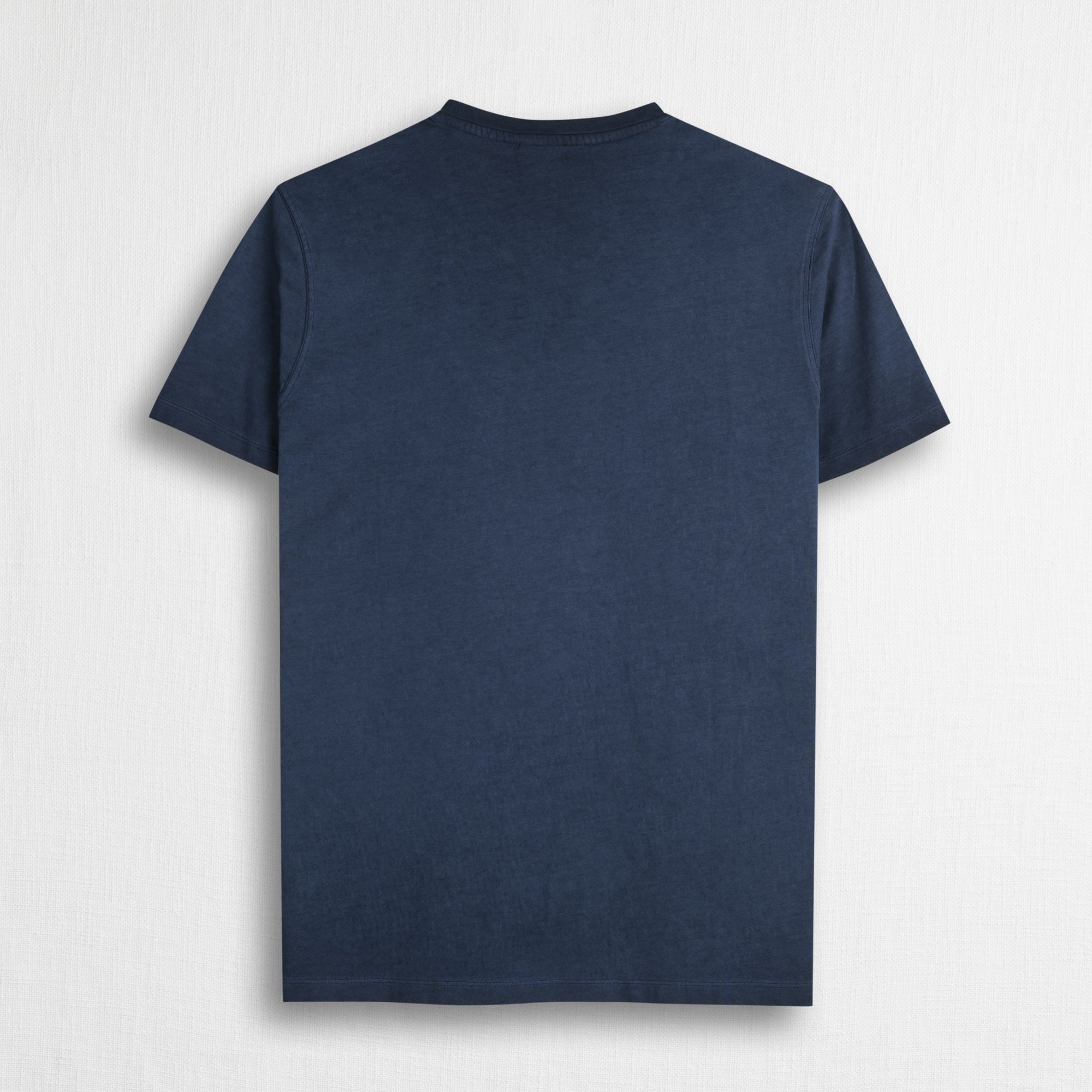 T-shirt 100% cotone tinto a freddo - Navy Blue