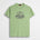 T-shirt 100% cotone con stampa maxi frontale - Light Green