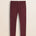 Pantalone 5 Tasche in Drill di Cotone Slim Fit fronte - Merlot