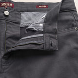 Pantalone 5 Tasche in Drill di Cotone Slim Fit dettaglio apertura - Grey