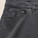 Pantalone 5 Tasche in Drill di Cotone Slim Fit dettaglio tasca - Grey