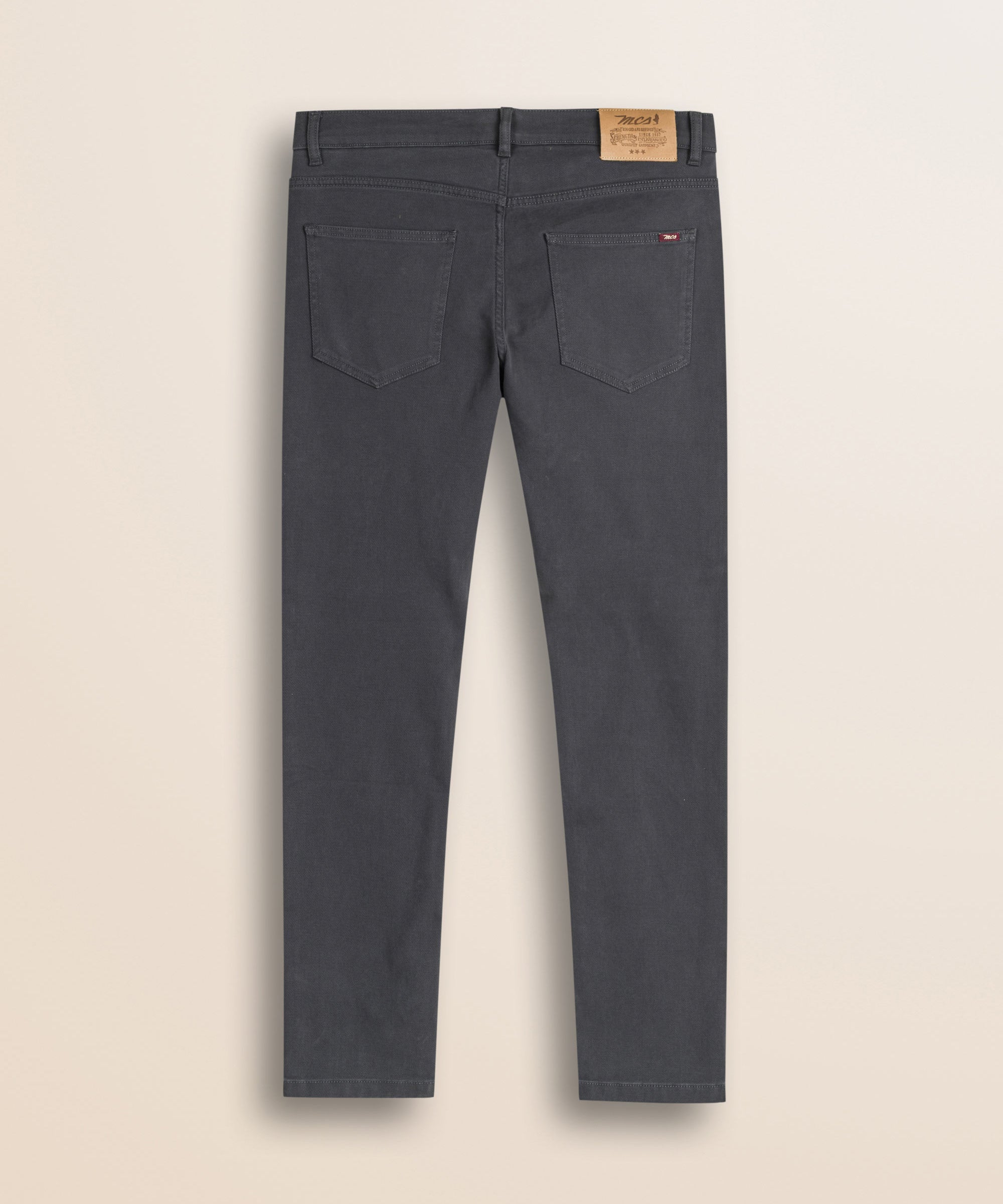 Pantalone 5 Tasche in Drill di Cotone Slim Fit retro - Grey