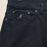 Pantalone 5 Tasche in Drill di Cotone Slim Fit dettaglio tasca - Navy Blue