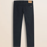 Pantalone 5 Tasche in Drill di Cotone Slim Fit retro - Navy Blue