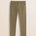 Pantalone 5 Tasche in Cotone Dobby Slim Fit fronte - Elmwood Brown