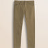 Pantalone 5 Tasche in Cotone Dobby Slim Fit fronte - Elmwood Brown
