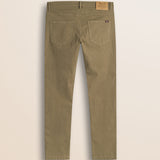 Pantalone 5 Tasche in Cotone Dobby Slim Fit retro - Elmwood Brown