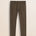 Pantalone 5 Tasche in Cotone Dobby Slim Fit fronte - Chocolate