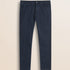 Pantalone 5 Tasche in Gabardina Slim Fit fronte - Navy Blue