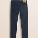 Pantalone 5 Tasche in Gabardina Slim Fit retro - Navy Blue