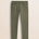 Pantalone 5 Tasche in Gabardina Slim Fit fronte - Olive Night