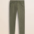 Pantalone 5 Tasche in Gabardina Slim Fit fronte - Olive Night