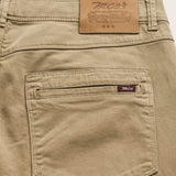 Pantalone 5 Tasche in Gabardina Slim Fit dettaglio retro - Elmwood Brown