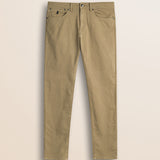 Pantalone 5 Tasche in Gabardina Slim Fit fronte - Elmwood Brown