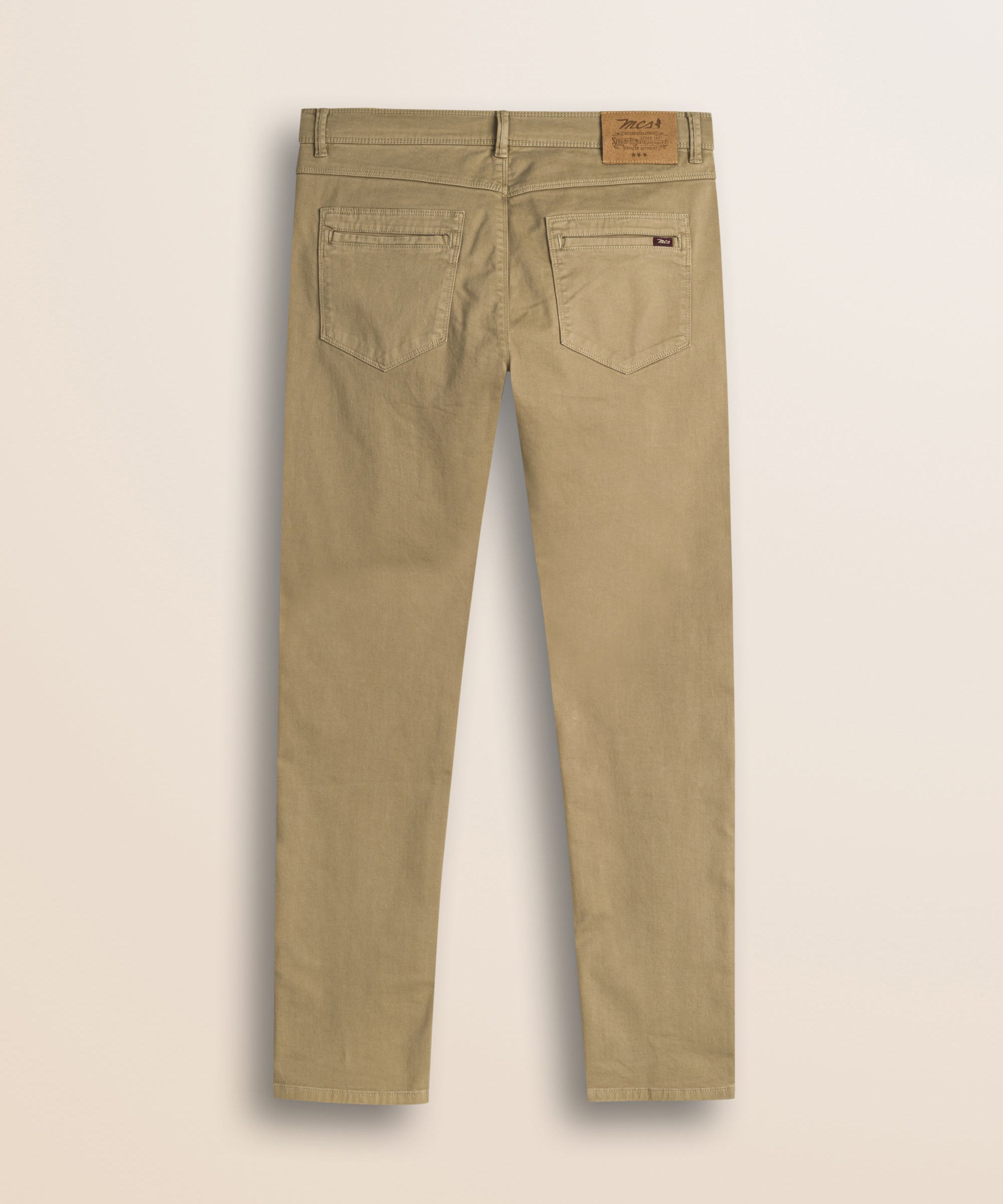 Pantalone 5 Tasche in Gabardina Slim Fit retro - Elmwood Brown