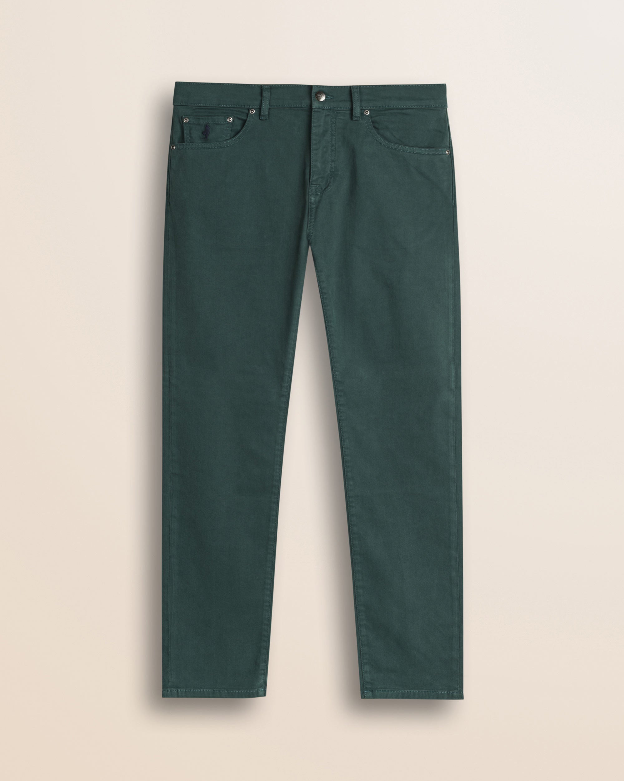 Pantalone 5 Tasche in Gabardina Regular Fit fronte - Ponderosa Pine