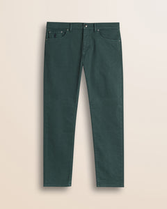 Pantalone 5 Tasche in Gabardina Regular Fit fronte - Ponderosa Pine