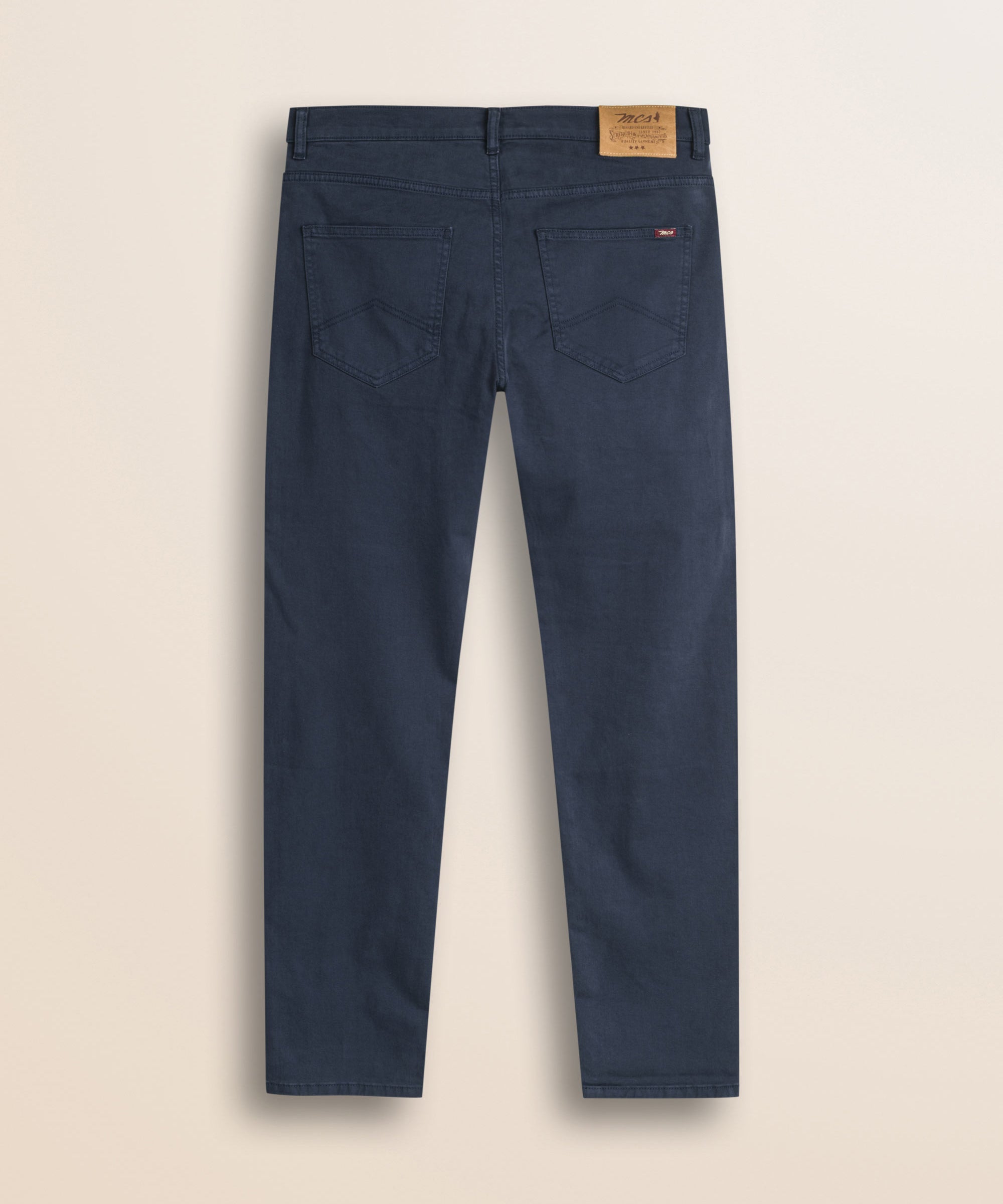Pantalone 5 Tasche in Gabardina Regular Fit retro - Navy Blue