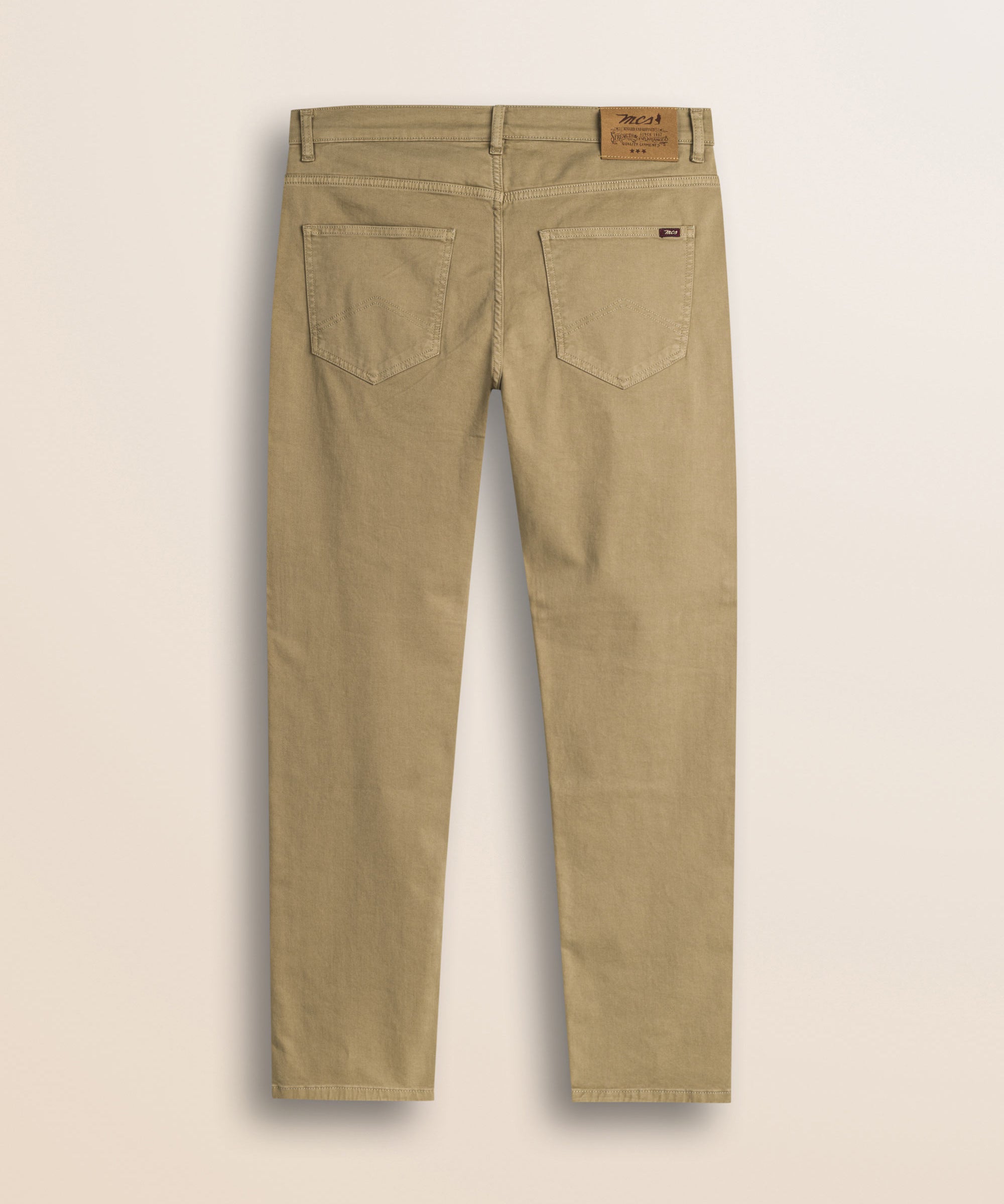 Pantalone 5 Tasche in Gabardina Regular Fit retro - Elmwood Brown