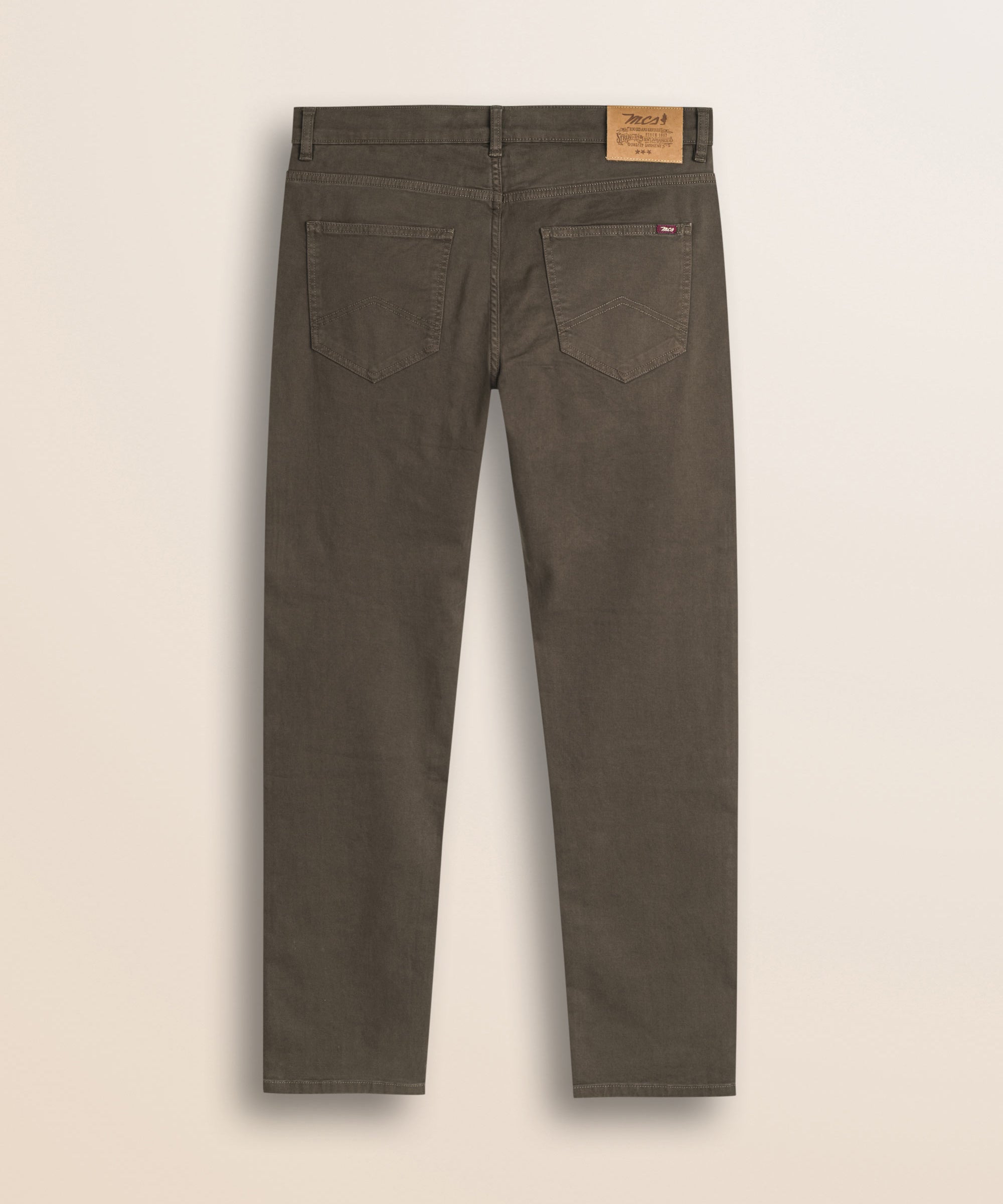 Pantalone 5 Tasche in Gabardina Regular Fit retro - Chocolate