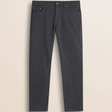 Pantalone 5 Tasche in Drill di Cotone Regular Fit fronte - Grey