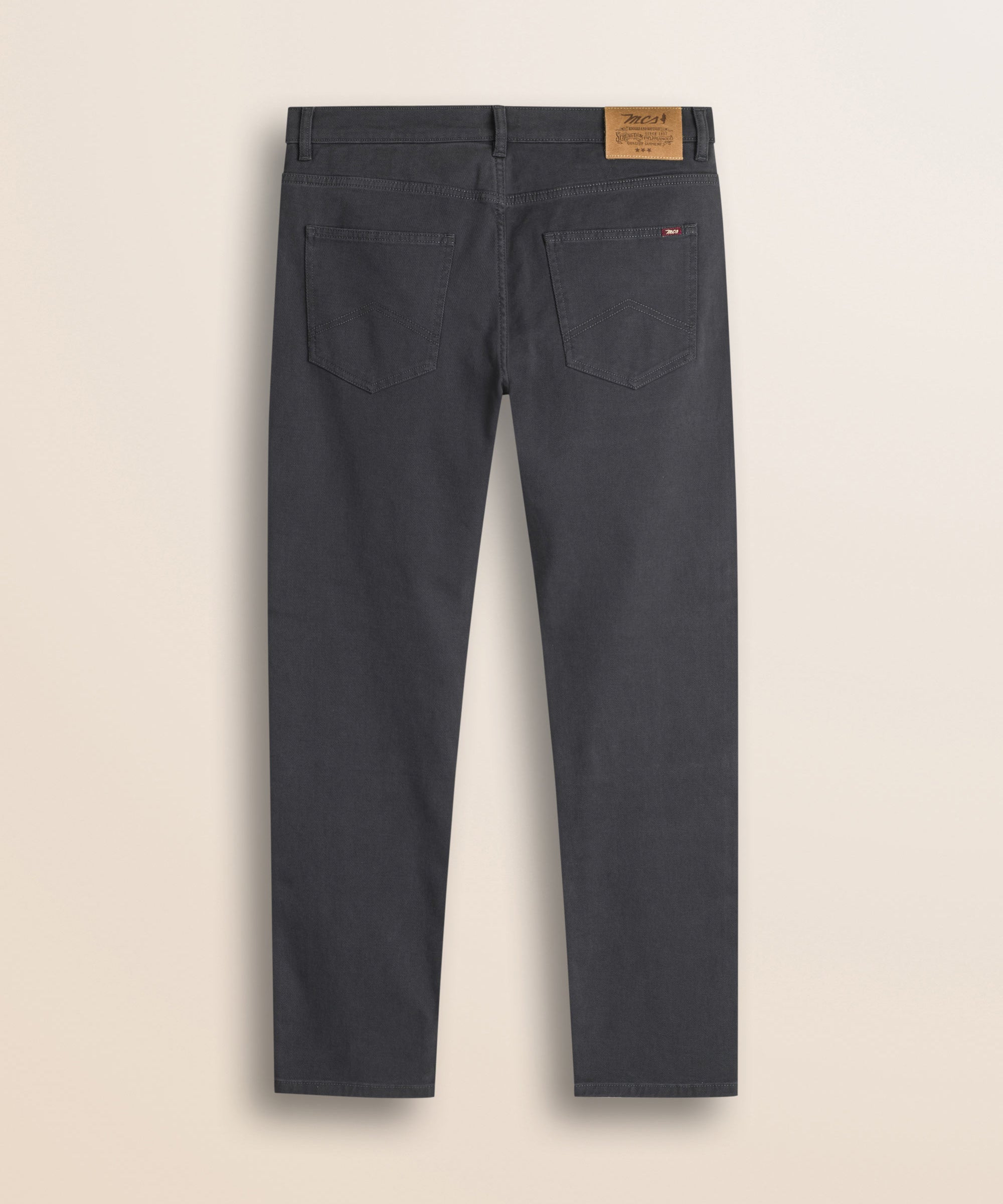 Pantalone 5 Tasche in Drill di Cotone Regular Fit retro - Grey