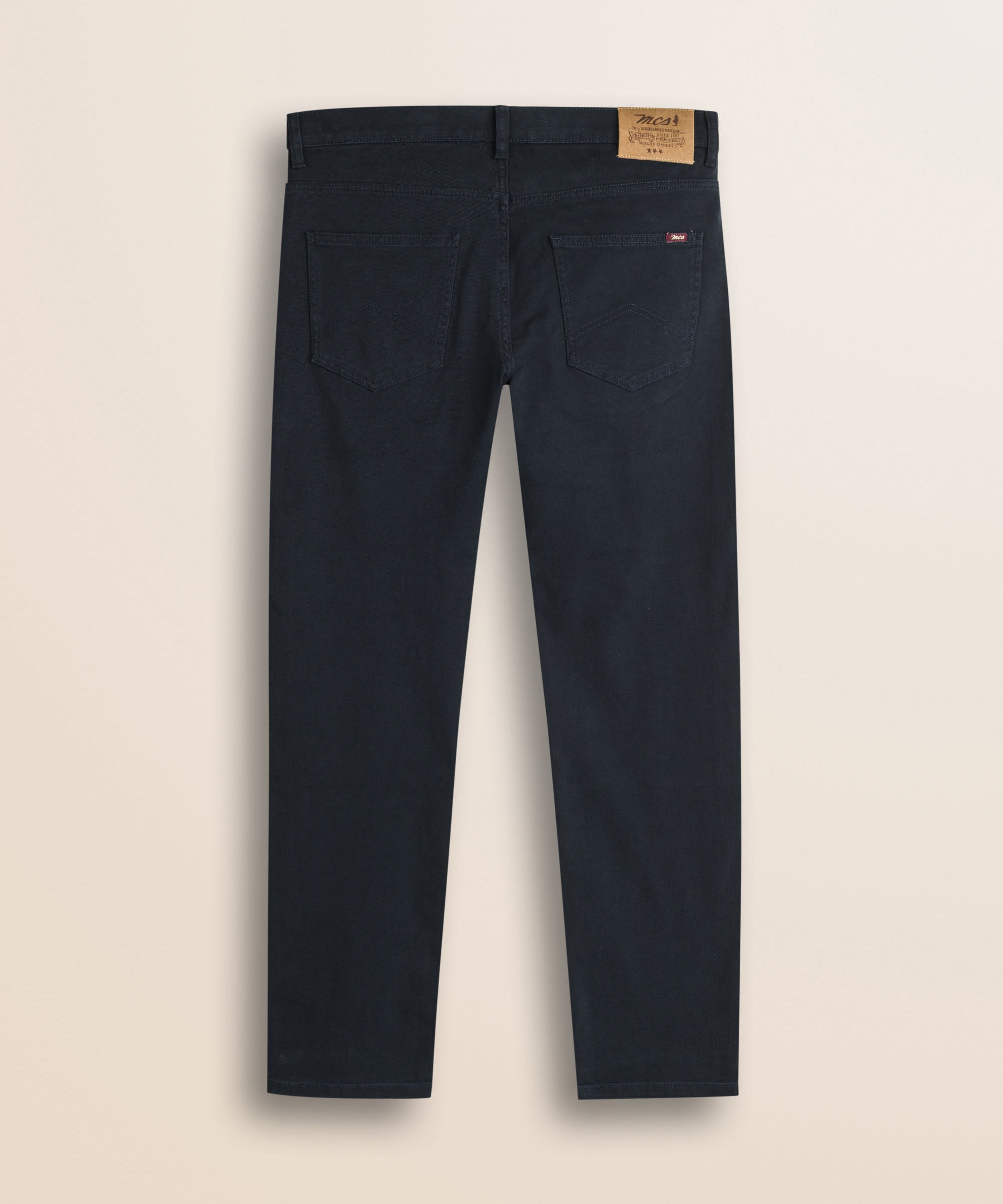 Pantalone 5 Tasche in Drill di Cotone Regular Fit retro - Navy Blue
