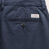 Pantalone Chino in Gabardina Slim Fit dettaglio retro - Navy Blue