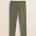 Pantalone Chino in Gabardina Slim Fit fronte - Olive Night