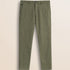 Pantalone Chino in Gabardina Slim Fit fronte - Olive Night