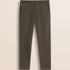 Pantalone Chino in Gabardina Slim Fit fronte - Chocolate