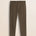 Pantalone Chino in Cotone Dobby Slim Fit fronte - Chocolate