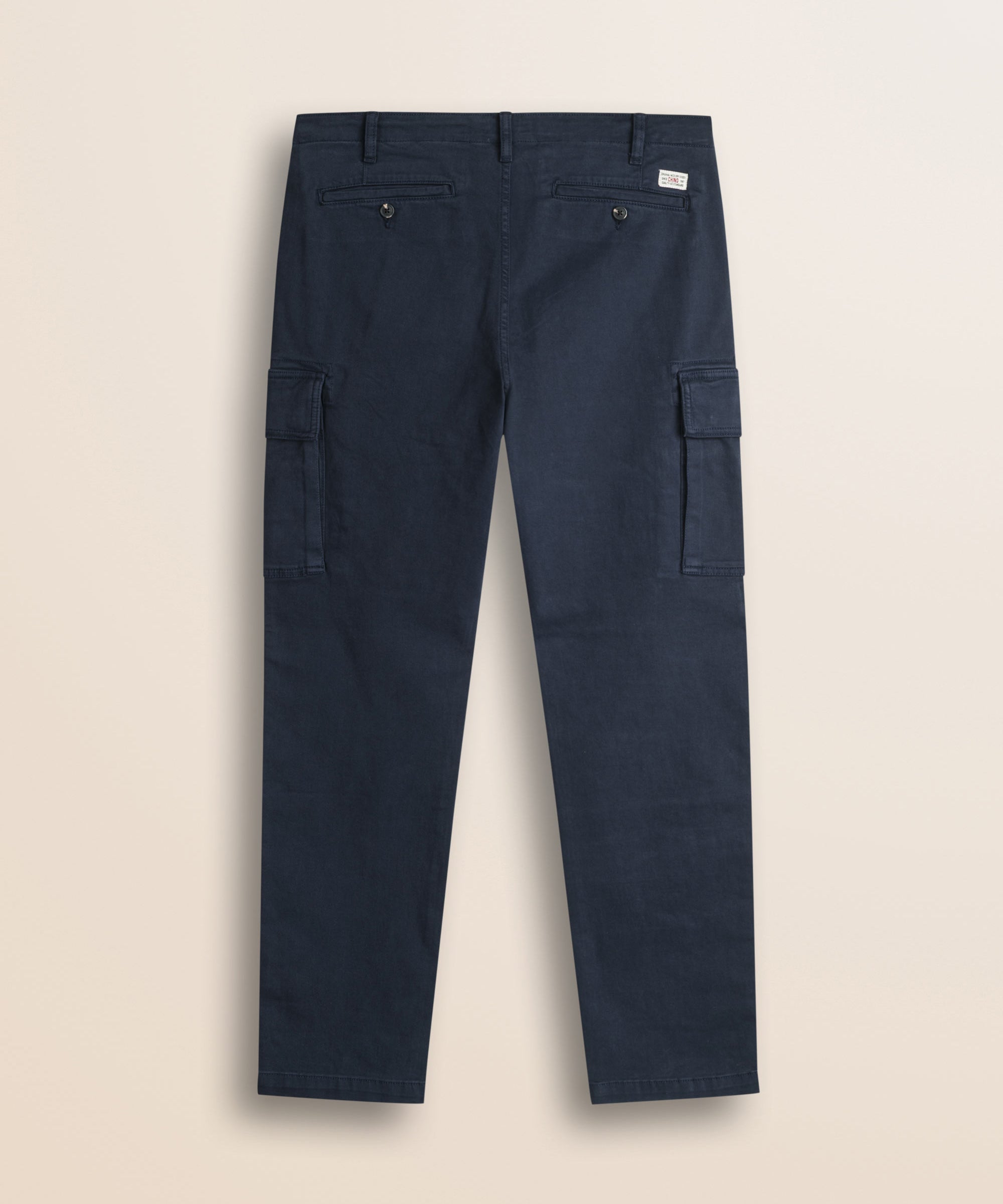 Pantalone Cargo in Gabardina Regular Fit retro - Navy Blue