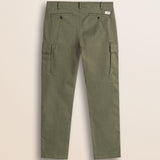 Pantalone Cargo in Gabardina Regular Fit retro - Olive Night