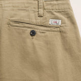 Pantalone Cargo in Gabardina Regular Fit dettaglio retro - Elmwood Brown