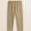 Pantalone Chino con Pence in Gabardina Relaxed Fit fronte - Elmwood Brown