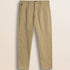 Pantalone Chino con Pence in Gabardina Relaxed Fit fronte - Elmwood Brown