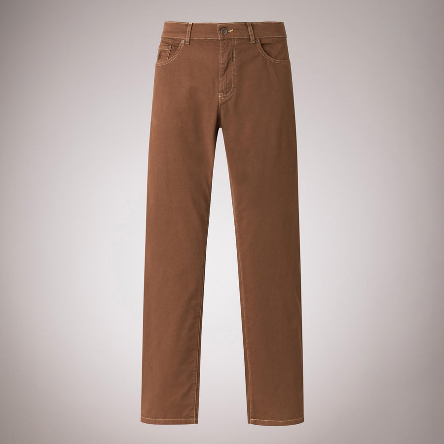 Five-pocket trousers in regular gabardine