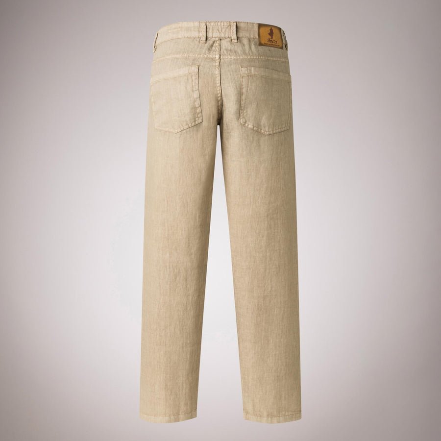 Five pocket trousers 100% linen