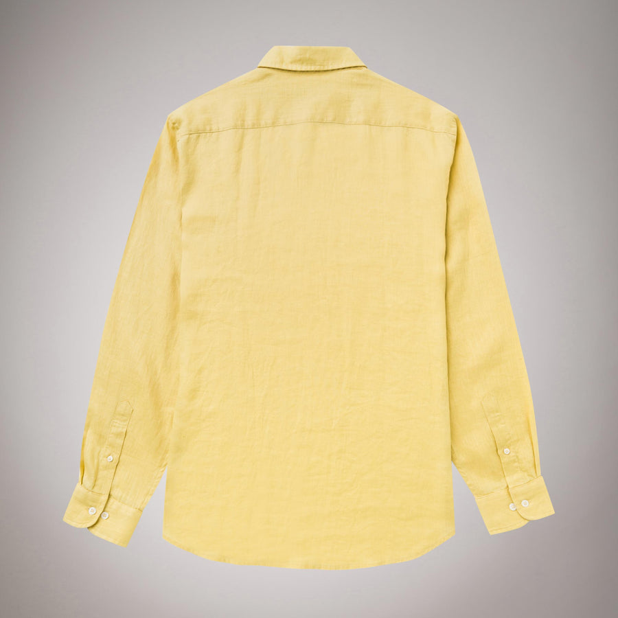 Colored Button Down Shirt 100% Linen
