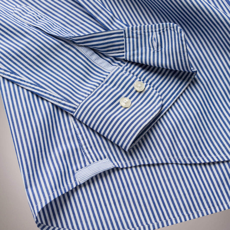 Striped Shirt with Pocket 100% Cotton