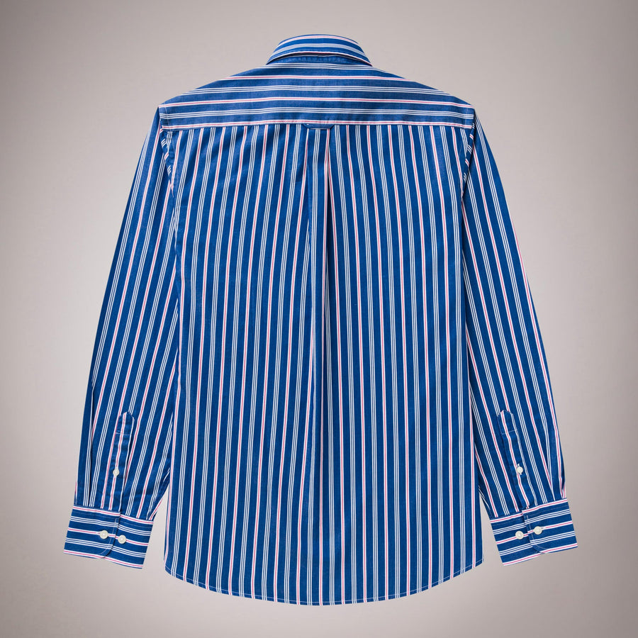 Regimental striped shirt