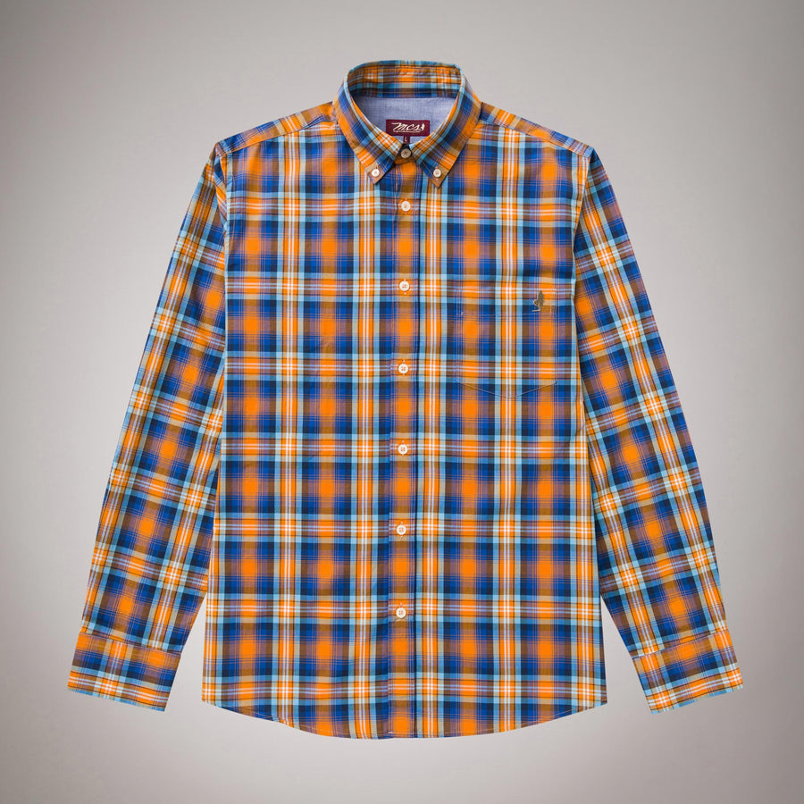 Checked Shirt with Pocket 100% Cotton