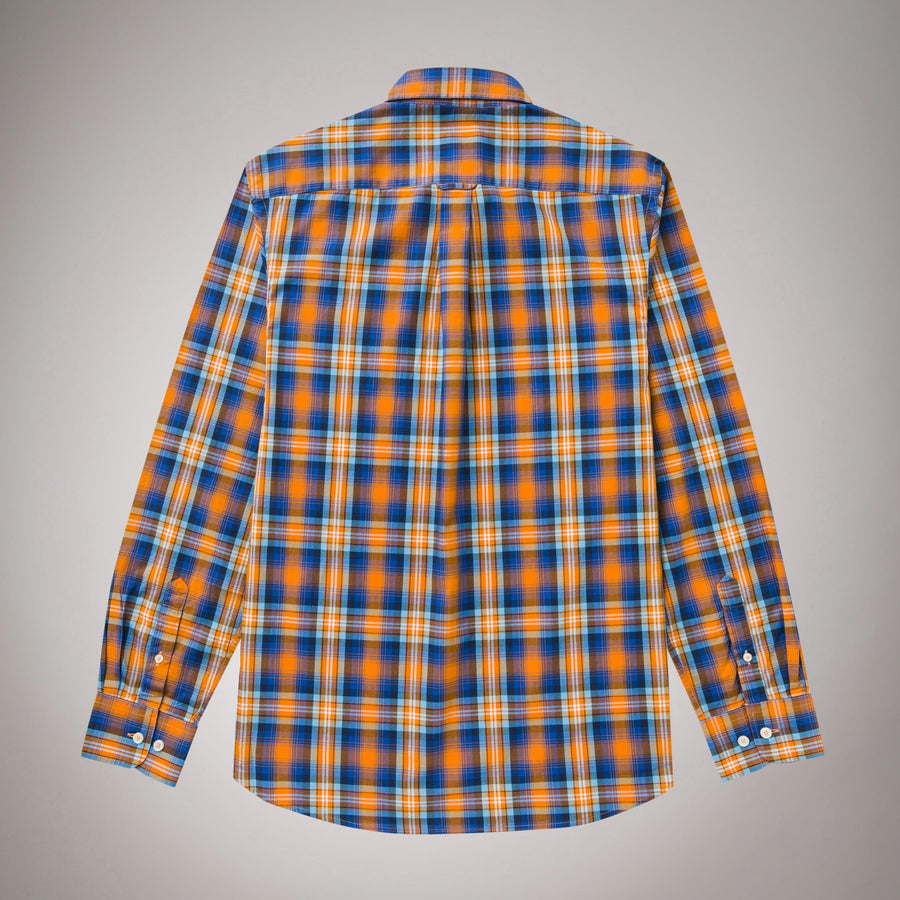 Checked Shirt with Pocket 100% Cotton