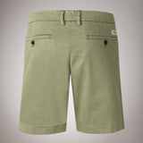 Bermuda shorts in delavé cotton