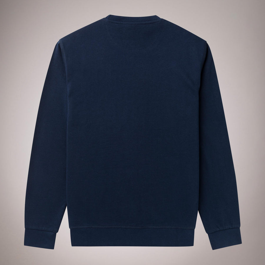 Solid Color Crew Neck Sweatshirt 100% Cotton