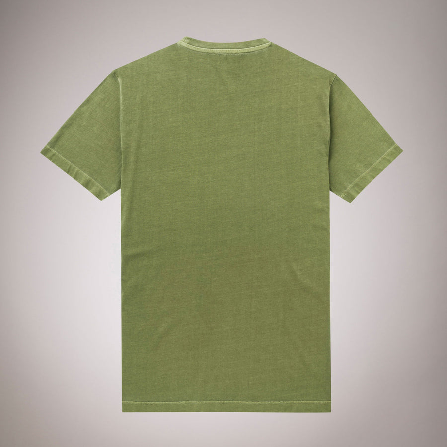 T-Shirt Colorata con Scritta 100% Cotone